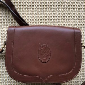 Genuine leather vintage shoulder bag